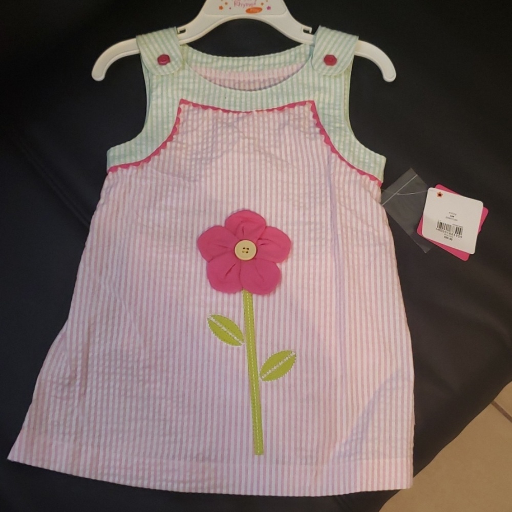 Seersucker dress.